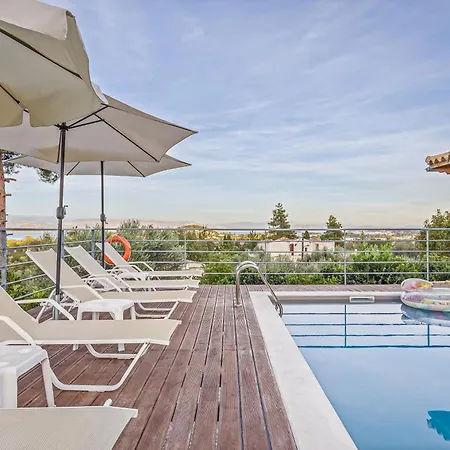 Villa Olivia Corfu - Amazing Sea-view 3 Bedroom With A Pool Gazatika