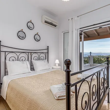 Olivia Corfu - Amazing Sea-view 3 Bedroom With A Pool Villa Gazatika
