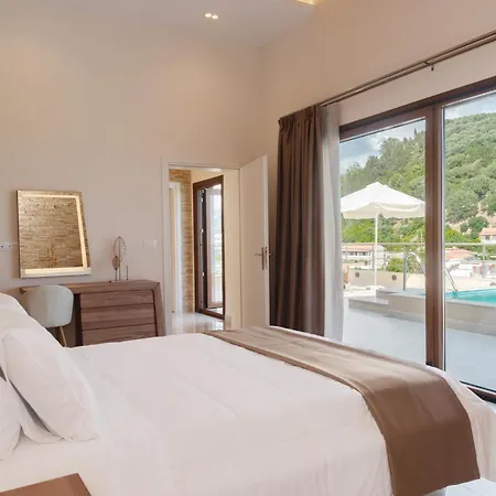 Villa Vasillis-heated Swimming Pool With Infinity View Vitaládes