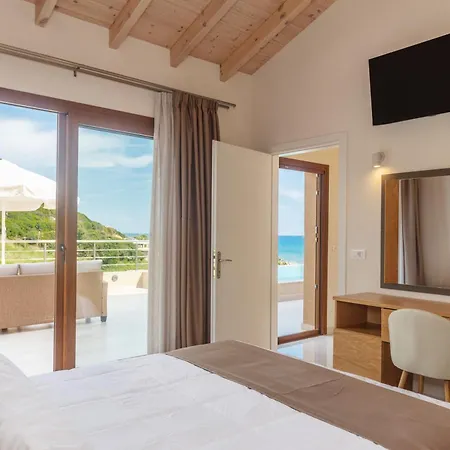 Vasillis-heated Swimming Pool With Infinity View Villa Vitaládes