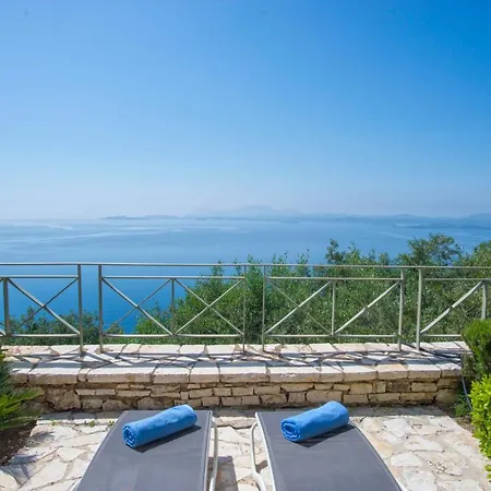 Villa Paleopetres Blanche - Private Pool - Sea Views - Nissaki - North East Coast -