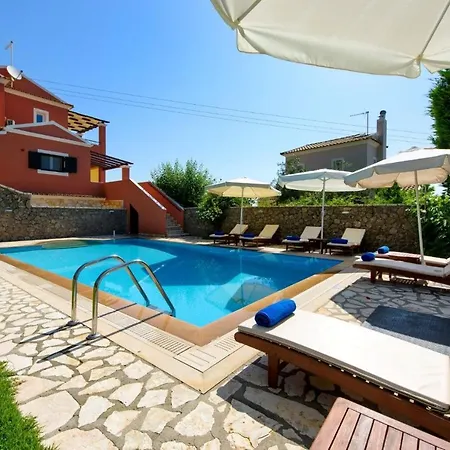 Luxury Corfu Rose Private Pool 4 Bdr Dassia Villa Dafnila
