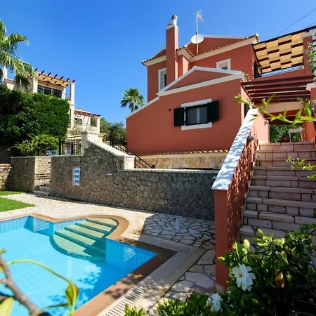 Luxury Corfu Rose Private Pool 4 Bdr Dassia Villa Dafnila