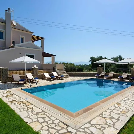 Luxury Corfu Jasmine Private Pool 4 Bdr Dassia Villa *