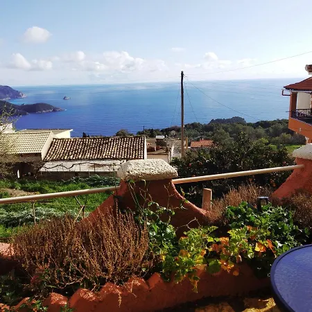 Traditional Panoramic Sea View House Apartment Lakones