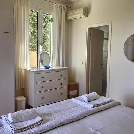 Villa Gastouri Pascalia With Heated Pool In October And Views Achilleion