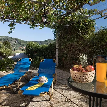 Garden Agios Stefanos Corfu Holiday home Agios Stefanos Avliotes (Corfu)