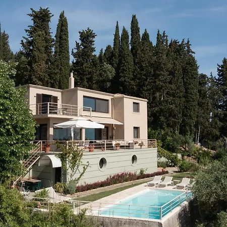 Villa Terra E Mare Seaview With Private Pool & Access Benitses (Corfu)
