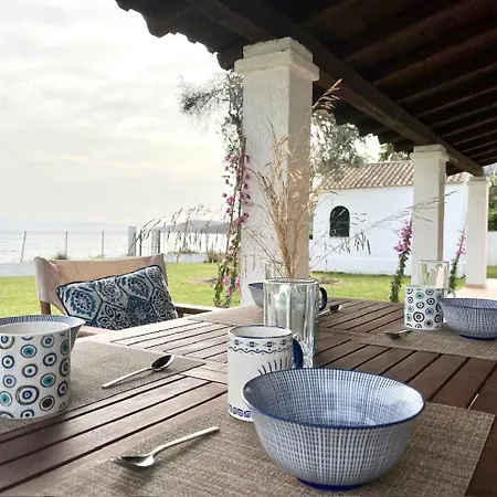 Villa Beachfront With Garden - Valentine Corfu Mesongi