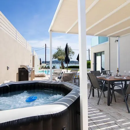 Villa White Swan With Private Pool And Jacuzzi Kommeno (Corfu)
