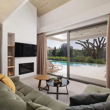 My Mediterranean Corfu Luxury With Private Swimming Pool Villa Kontokali