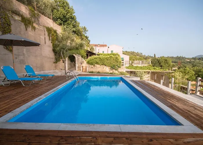 Corfu Tramezzo Designer'S House Villa Bastounion photo