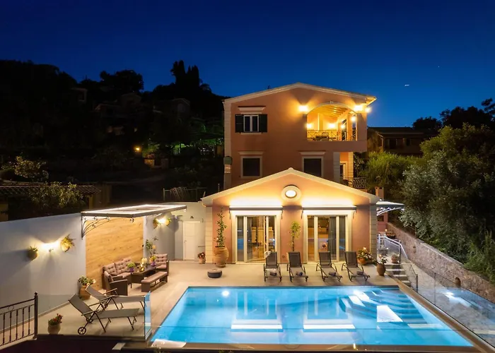 Villa Jewel Private Pool In Corfu Island Alykes Potamou photo