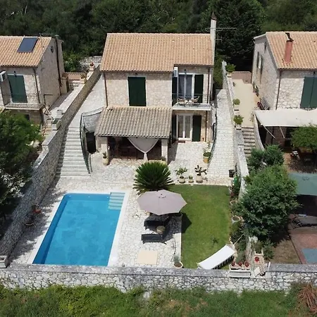Stone Pool House Gouvia Poulades