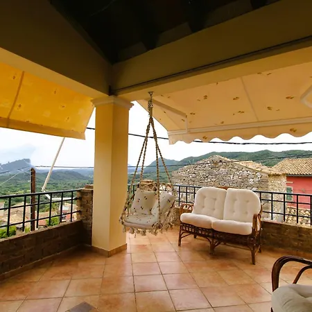 Corfu Ariandi Stone House Ferienhaus Giannádes