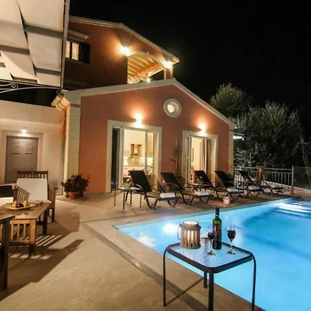 Jewel Private Pool In Corfu Island Alykes Potamou